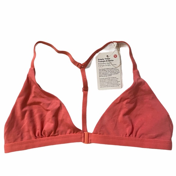 Lululemon Simply There Triangle Bralette Pink XS - Picture 3 of 4